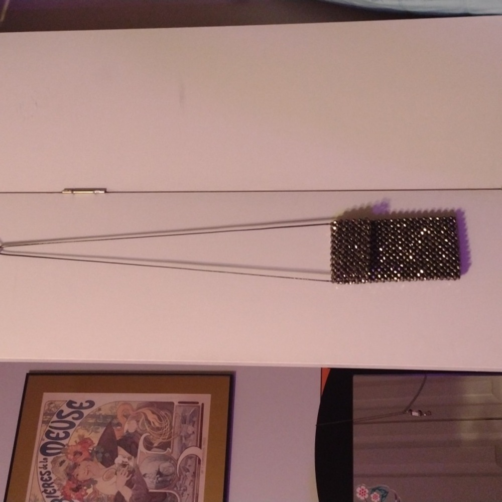 Iridescent beaded crossbody